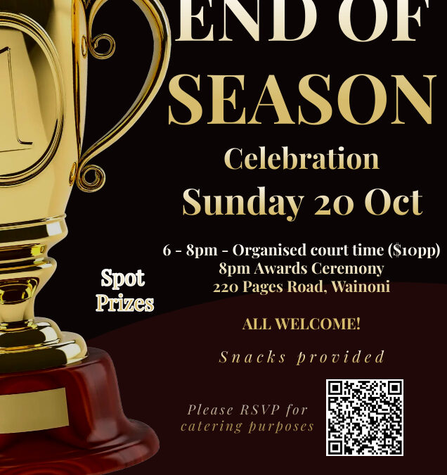 Annual Awards 2024 – End of Season Celebration